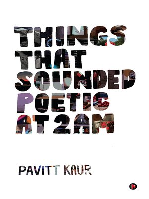cover image of Things That Sounded Poetic At 2am